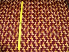 LEE JOFA G P J BAKER Deco Geometric Grospoint Cut Velvet Upholstery Fabric 4 YD