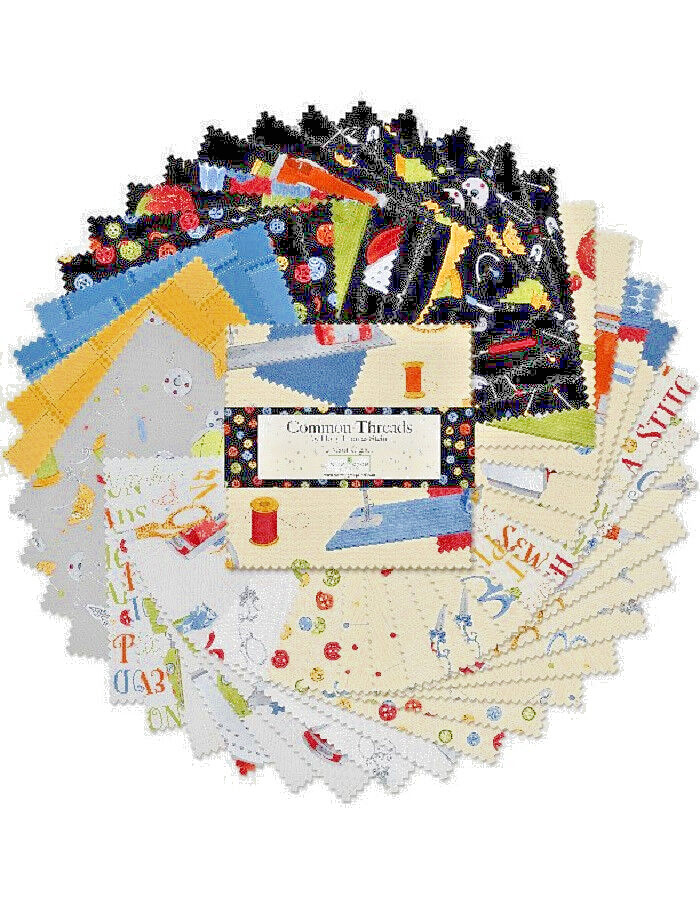 WILMINGTON “COMMON THREADS” #508-785-508 This is the CHARM PAC OR 5 ” SQUARES