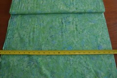 By 1/2 Yd, Green Lavender Blue Cotton Batik, Indonesia, Anthology/Indonesia/B915