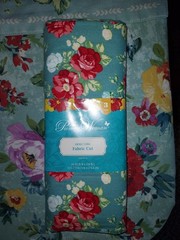 Pioneer Woman Vintage Floral Fabric 3 yards Precut NEW Teal, Yellow, Red, Pink