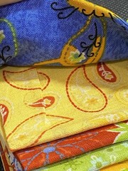Creative Cuts Stax Cotton Fabric Multicolor 5 Pieces Floral 18 x 21 inch Cats