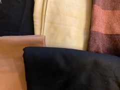 5 Pounds Pendleton Wool Fabric Remnants Lot # 4 Large Pieces New Low Price