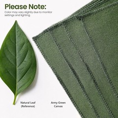 Durable 1-Yard 100% Cotton Canvas Fabric – Perfect for Tote Bags & Upholstery