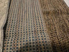Lot Of 18 Upholstery Drapery Sample Fabric Neutral Colors Crafts Quilts 12″ X 26