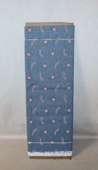 Houston Astros Chambray ~ Logo Pattern MLB Cotton Fabric 1/4 Yard 9” X 58”