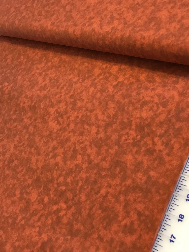 Orangish Rust Maple Wood Blender cotton Fabric per yd sewing quilting crafts