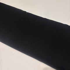 Black Gabardine Wool Cotton Poly Blend Fabric 64” Wide 8.9 Yards