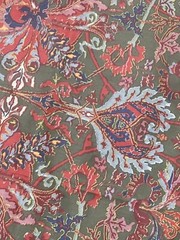 Ralph Lauren GALAHAD Fabric 72″ x 102″ Sateen Sheeting Medallion Old World 2 Yds