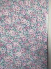 PETER PAN 100% COTTON Fabric Multi Color Flowers 1YD32″ X W NEW VTG