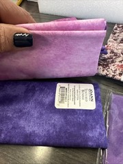 12 Quarter Flats 100% Cotton Jo-Ann Fabric Sewing Quilting NOS Patterns Purple