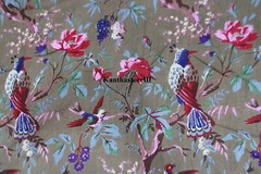 Bird by the yard fabric Indian cotton fabric quilting fabric home décor fabric