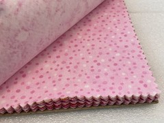 10 Karat Mini Gems Wilmington 24 ct Pinking of You Layer Cake Fabric Q510-11-510