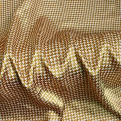 By Yard Houndstooth Pattern Satin Fabric Geometric Print Charmeuse Material
