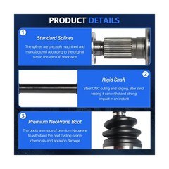 Maxfavor CV Axle Front Fit for 2000 2001 2002 2003 2004 2005 2006 Toyota Tund…