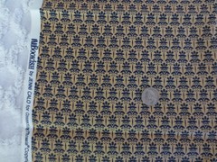 5166. FLEUR-CARAMEL by Jenni Calo for CONNECTING THREADS COTTON – 43″ x 1.5 yds.