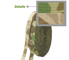 50M Digital Camouflage Webbing Non-elastic Edging Strips 2.0/2.5/3.8/5.0cm Width