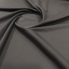 Poly Recycle Solid Lead Gray Matte Polyester Spandex Fabric 4 Way Stretch 60″ ♻️