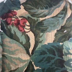 Vintage Stanley King Studio For Fabricut Vat Dye Screen Print 2 Yards Fabric