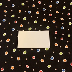 Polka Dot Fabric FQ By Jennifer Garant For Timeless Treasures Green Blue Black