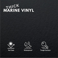 Marine Vinyl Fabric, Upholstery Faux Leather, Outdoor Boat Automotive, DIY and C