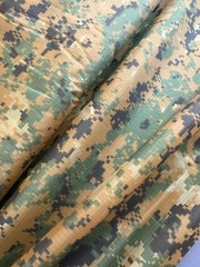47 Yd roll, Camo Ripstop, 68”/ 1.5 oz wind/slight water resistant/ breathable