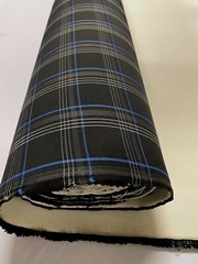 GTI style automotive upholstery plaid fabric -BY THE YARD
