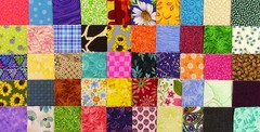 Classic Scrap Pack – 1,000 Pieces – Mixed Sizes No Duplicates – 100% Cotton 5614