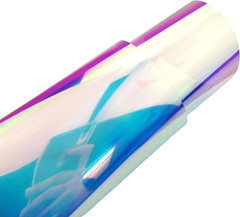 Transparent Iridescent PVC Sheet Cosplay Performance Accessories Holographic Wat