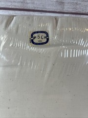Roc-Lon Unbleached White Premium Quality Muslin Fabric 50 Yard Bolt 405 38” Wide