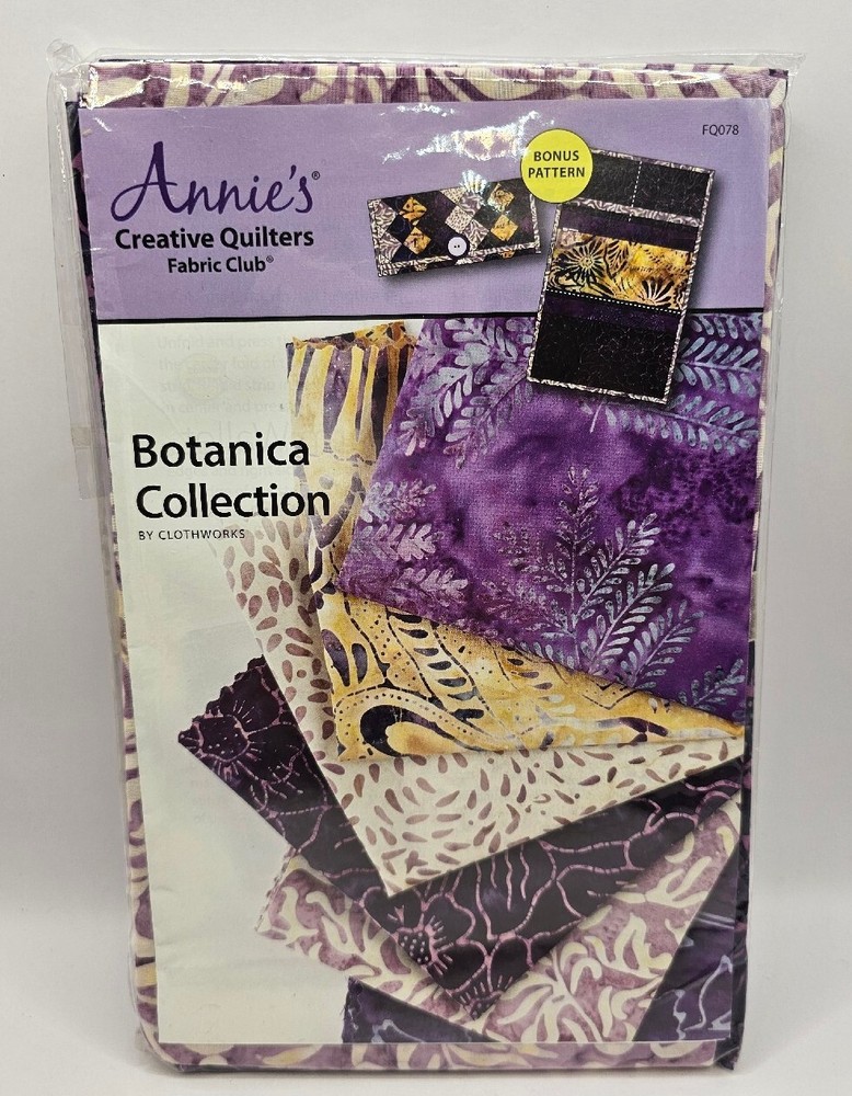Annie’s Creative Quilter Fabric Club–Botanica by Clothworks
