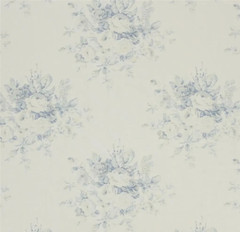 DESIGNERS GUILD/RALPH LAUREN CURTAIN FABRIC Wainscott Floral 6.4 METRES CAMBRAY