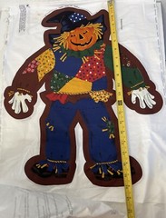 Cranston Printworks Vtg Patchwork Scarecrow Printed Panel Cut and Sew Pattern