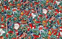 Christmas Tree Cotton Blend Fabric Christmas Colors Robert Kaufman Co 2yds x 44″