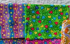 5 Fat Quarters Various Quilt Shop Quality Fabrics