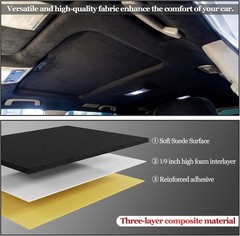 NEW Universal Headliner Fabric Car Home DIY Upholstery Replace Repair 50cmx200cm