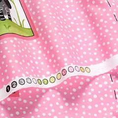 Susybee Lal the Lamb Quilt Panel 36″ Pink, Fabric by Cut Yard, Pink