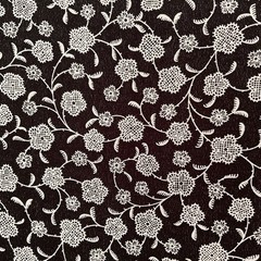 Folio Inc Lace Flower Print Stretch Apparel Fabric 146″ L x 43″ W