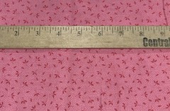 2 Yards x 44” Unmarked Cotton Fabric Material Bubblegum Pink On Pink