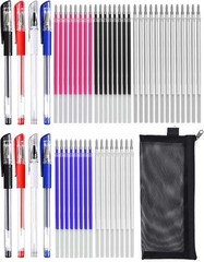 54 Pcs Heat Erasable Fabric Pens Set Includes 8 1 Count (Pack of 54), Blue