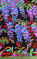 FREE SPIRIT – KAFFE FASSETT COLLECTIVE – AUG 2020 #PWPJ102-BLACK- WISTERIA- BTY
