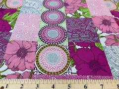 BROTHER SISTER DESIGN #B52-FLORA-P01-PATCHWORK (2012)- BY THE YARD