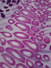 Fun Purple & Lavender Knit Fabric Cheetah type print 58″ wide 2 ½ yards