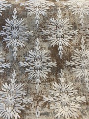 P Kaufmann Embroidered Asterisk Driftwood Drapery Fabric By the Yard