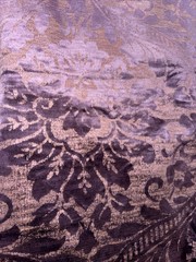 PLUM PURPLE Solid Chenille Velvet Upholstery Drapery Fabric 3.5 YDS 57” Wide