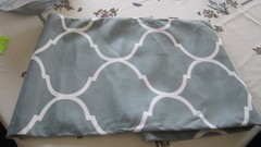 Grey and White Velveteen Decorator Cotton – 54″ W x 1 yard