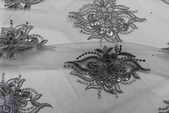 ROUNDAROSE Lace Fabric, 54 Inch. in Width