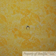 BonEful Fabric FQ Cotton Quilt Red Pink Orange Yellow Tone BATIK Pattern Print S