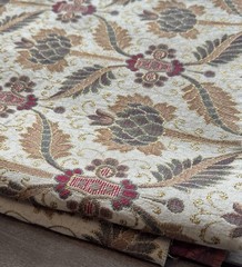 Damask Jacquard Fabric 76″ x 52″ Leaf Pineapple Print Tapestry Upholstery 2 Yds