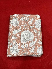 Indian Handmade Hand-block Print 100%Cotton Running Fabric 5 Yard Print_1613