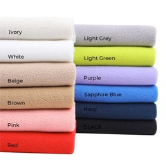 UBCGOTT 12colors 20x40inch Fleece Fabric